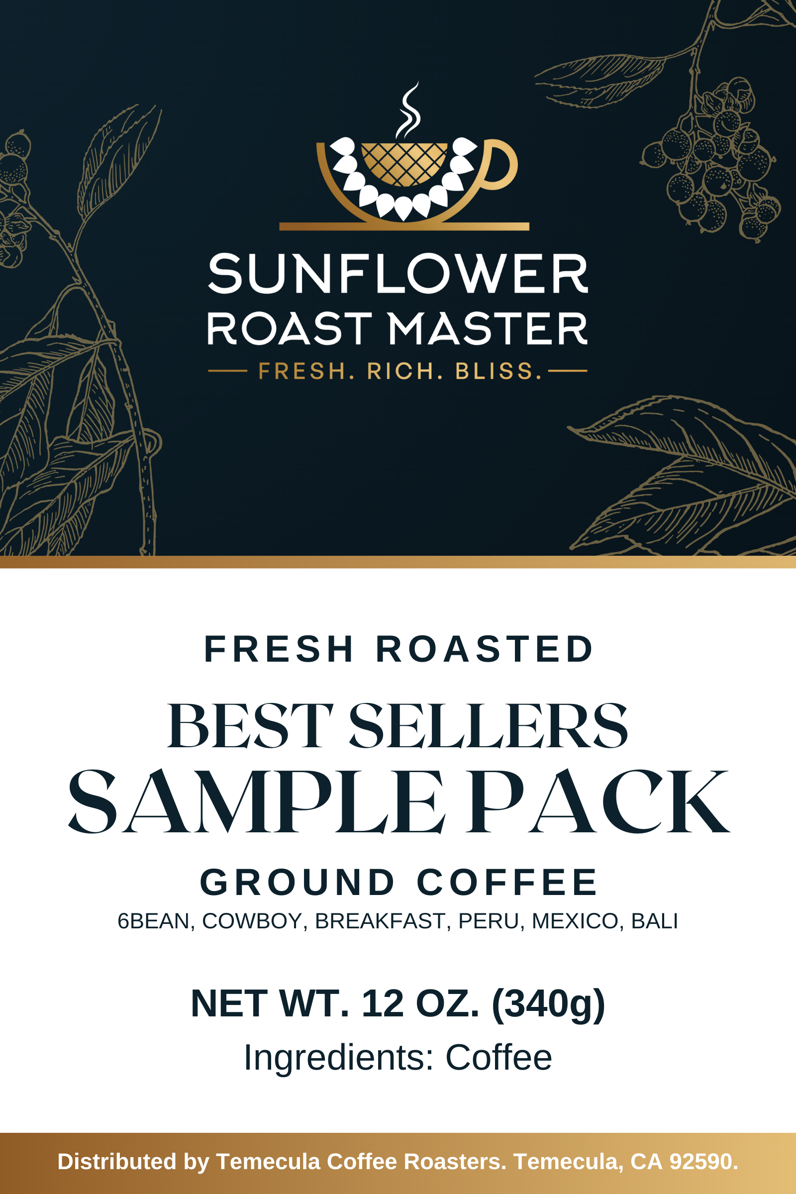 Best Sellers Sample Pack (6) - Sunflower Roast Master