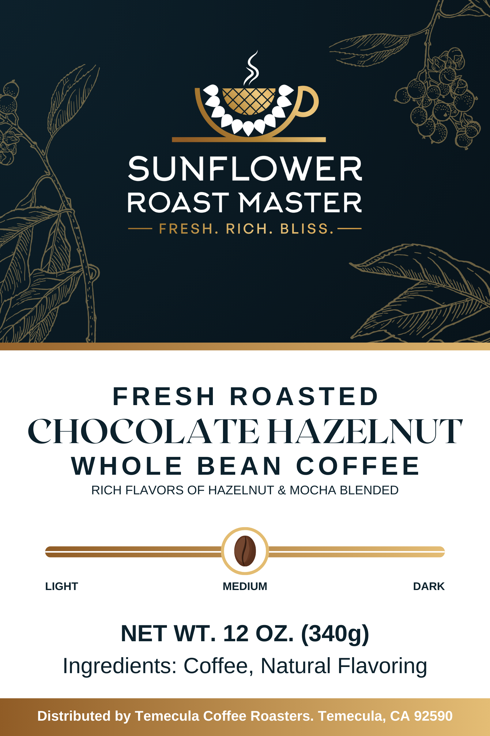 Chocolate Hazelnut - Sunflower Roast Master