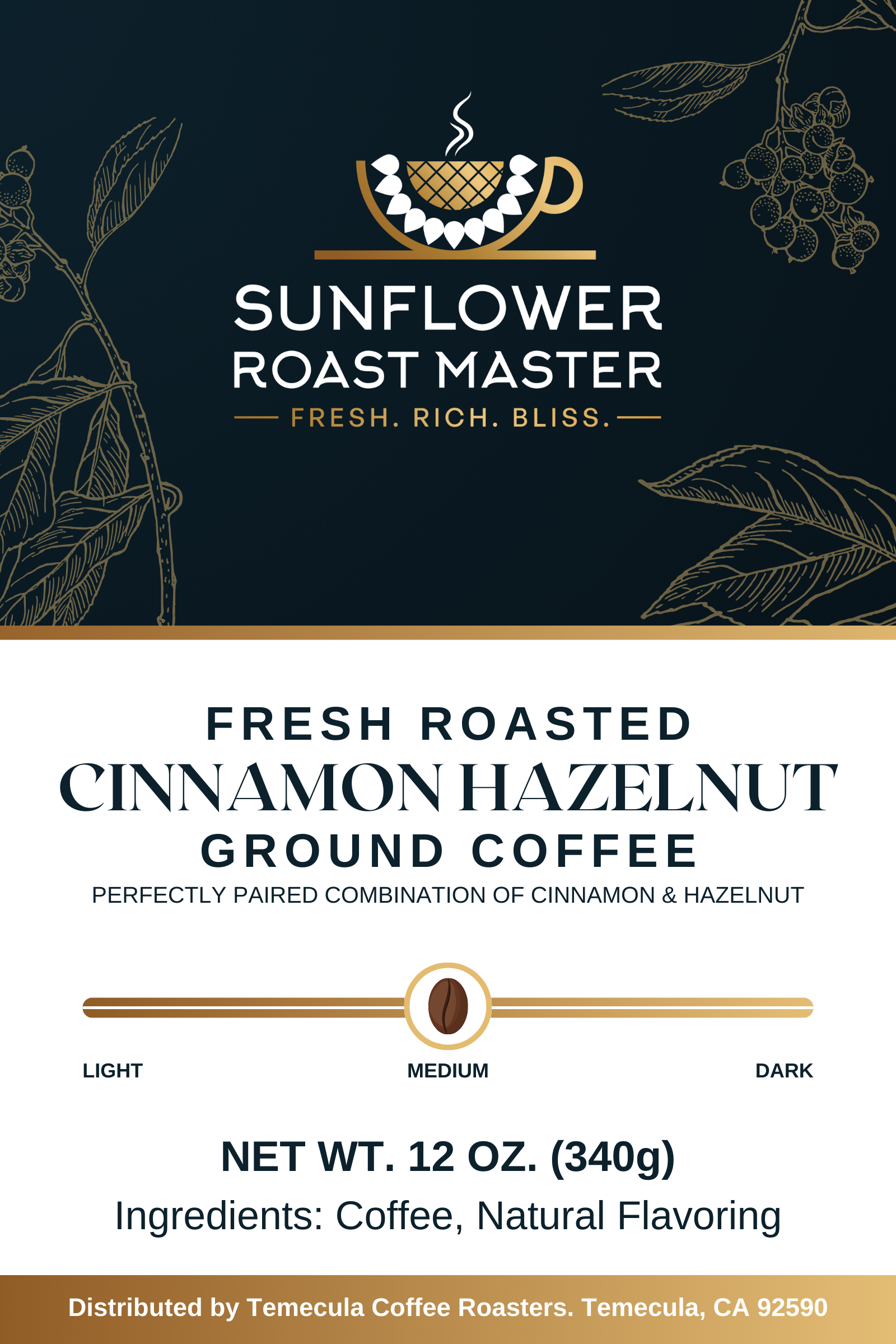 Cinnamon Hazelnut - Sunflower Roast Master