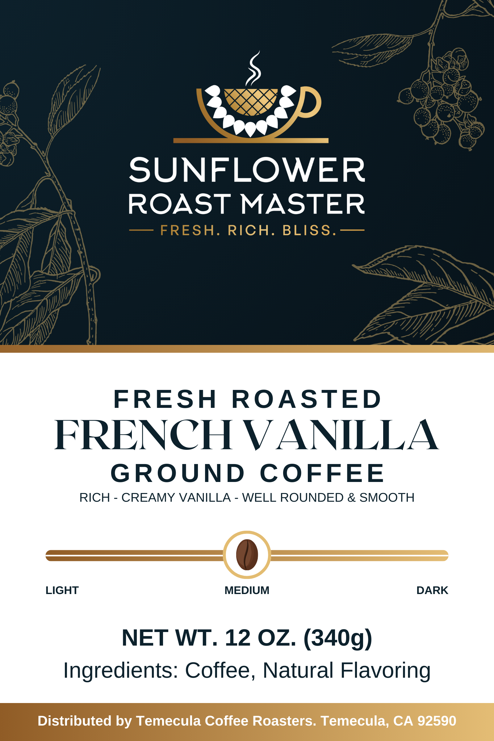 French Vanilla - Sunflower Roast Master