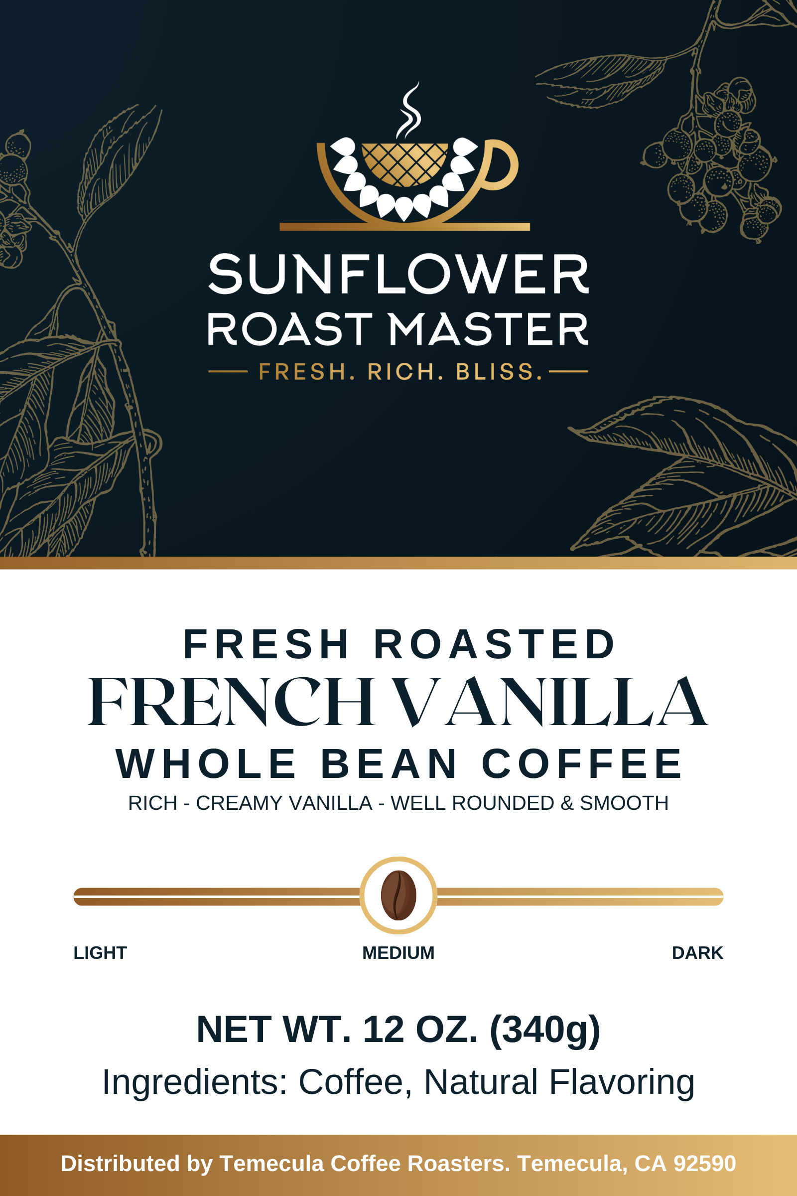 French Vanilla - Sunflower Roast Master