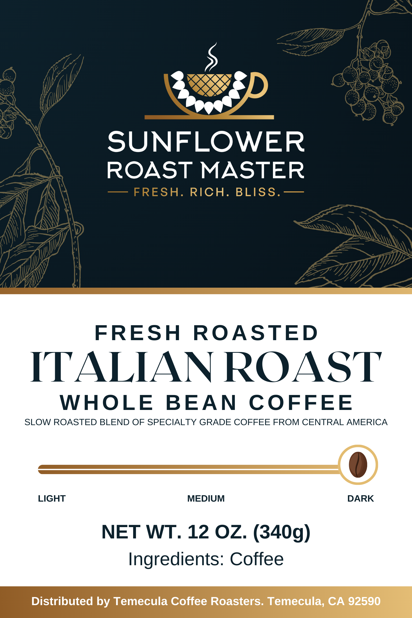 Italian Roast - Sunflower Roast Master