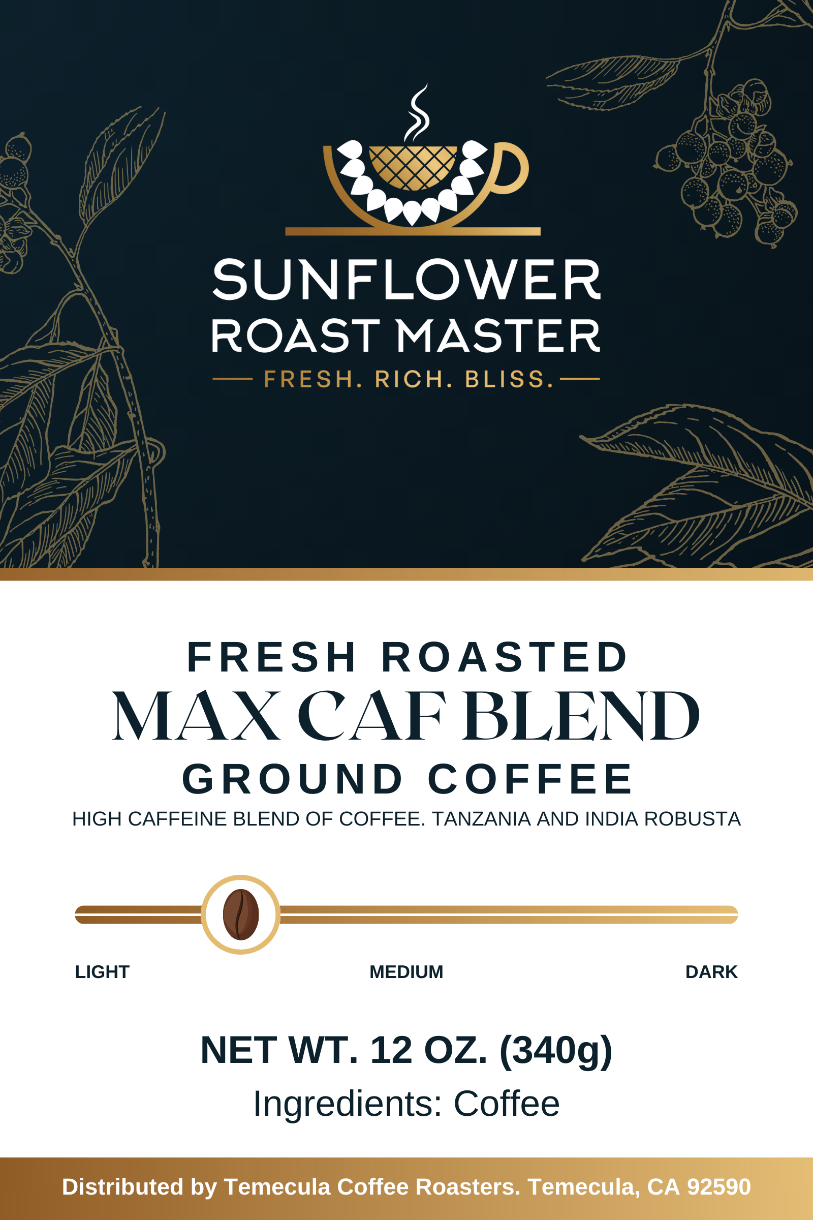 Max Caf Blend - Sunflower Roast Master