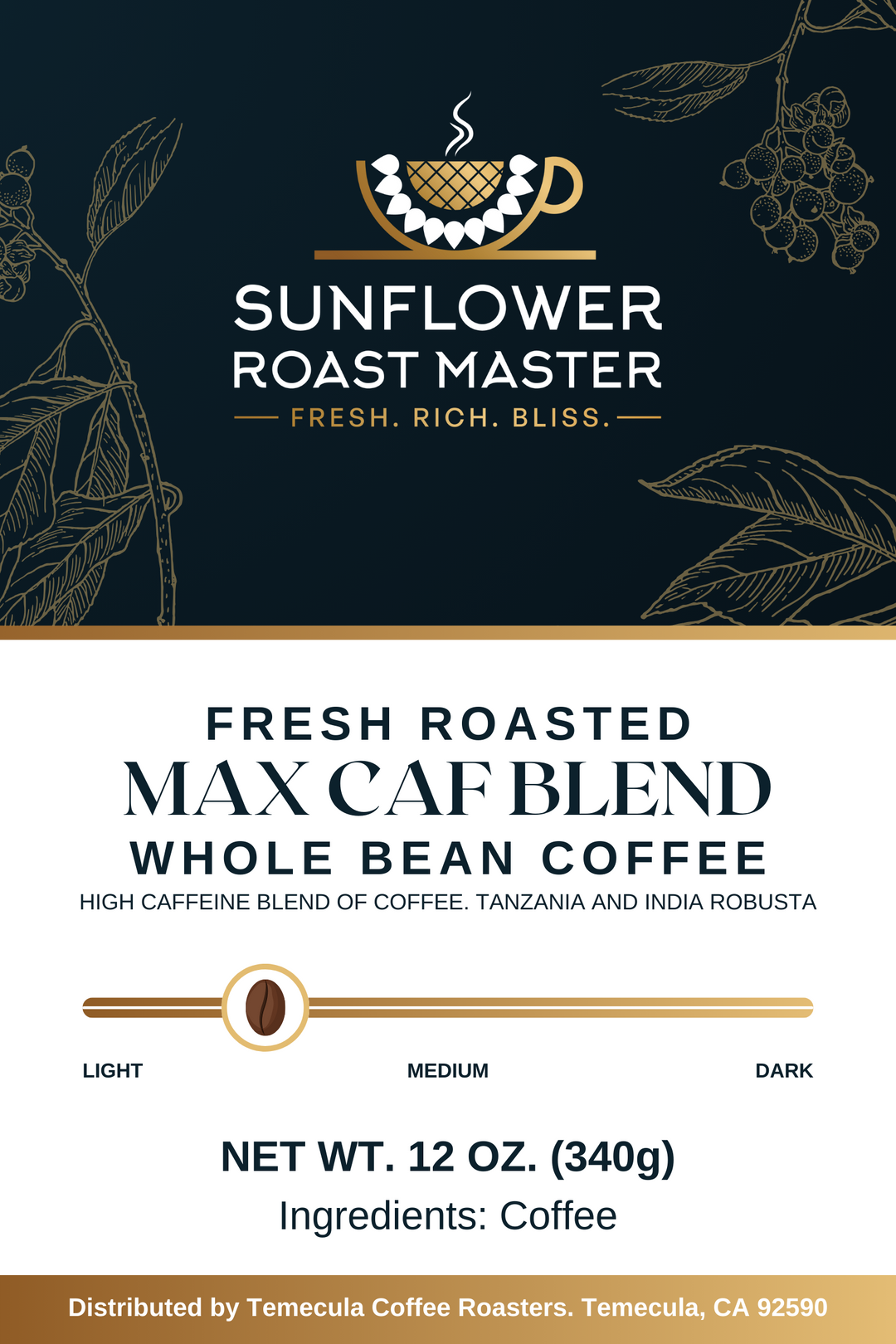 Max Caf Blend - Sunflower Roast Master