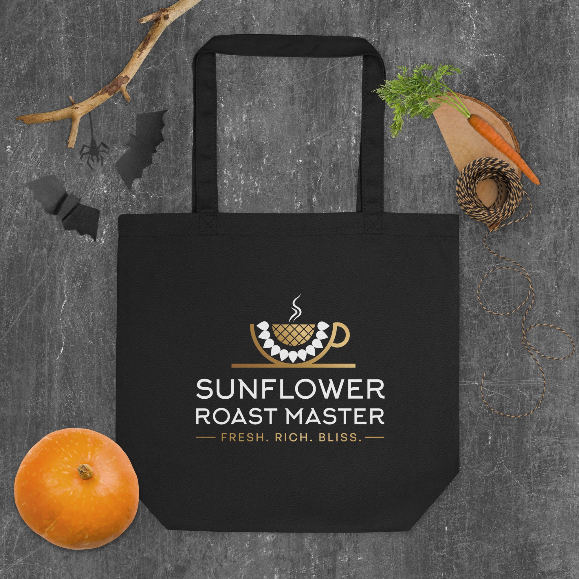 Eco Tote Bag Black - Sunflower Roast Master