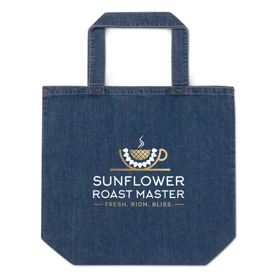 Organic Denim Tote Bag - Sunflower Roast Master