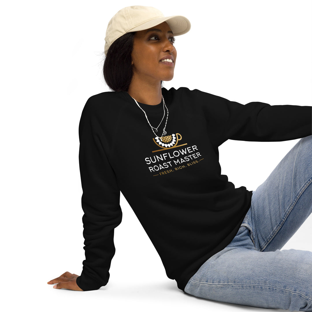 Unisex Organic Raglan Sweatshirt - Sunflower Roast Master