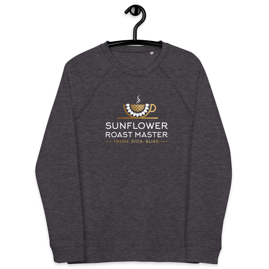 Unisex Organic Raglan Sweatshirt - Sunflower Roast Master