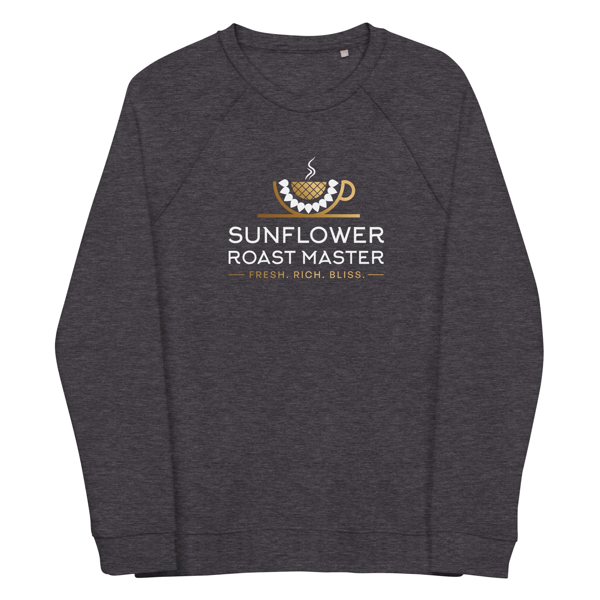 Unisex Organic Raglan Sweatshirt - Sunflower Roast Master