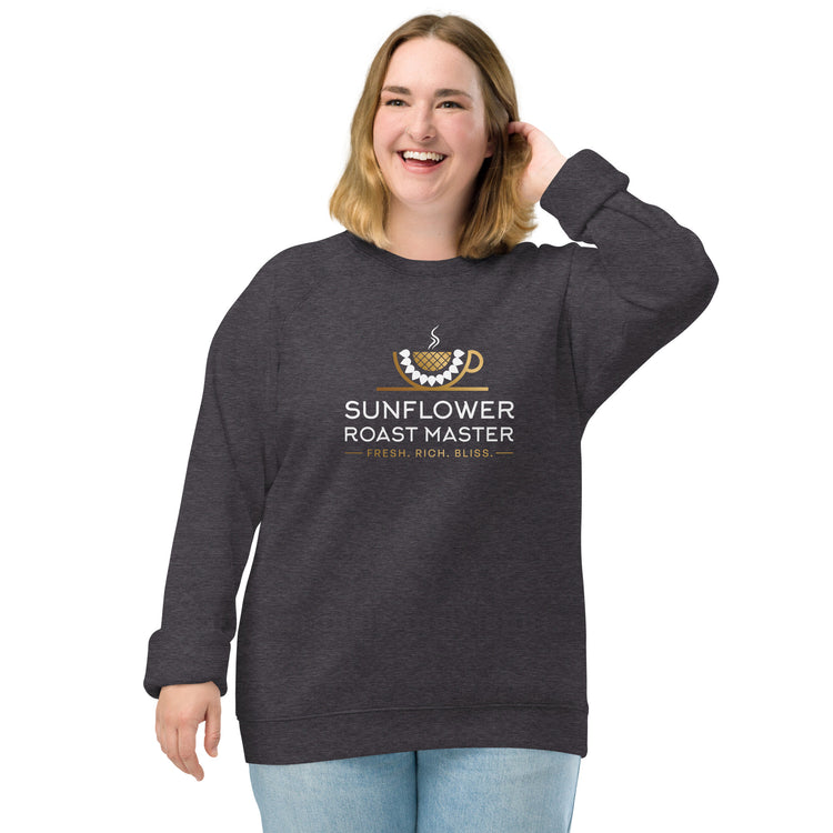 Unisex Organic Raglan Sweatshirt - Sunflower Roast Master